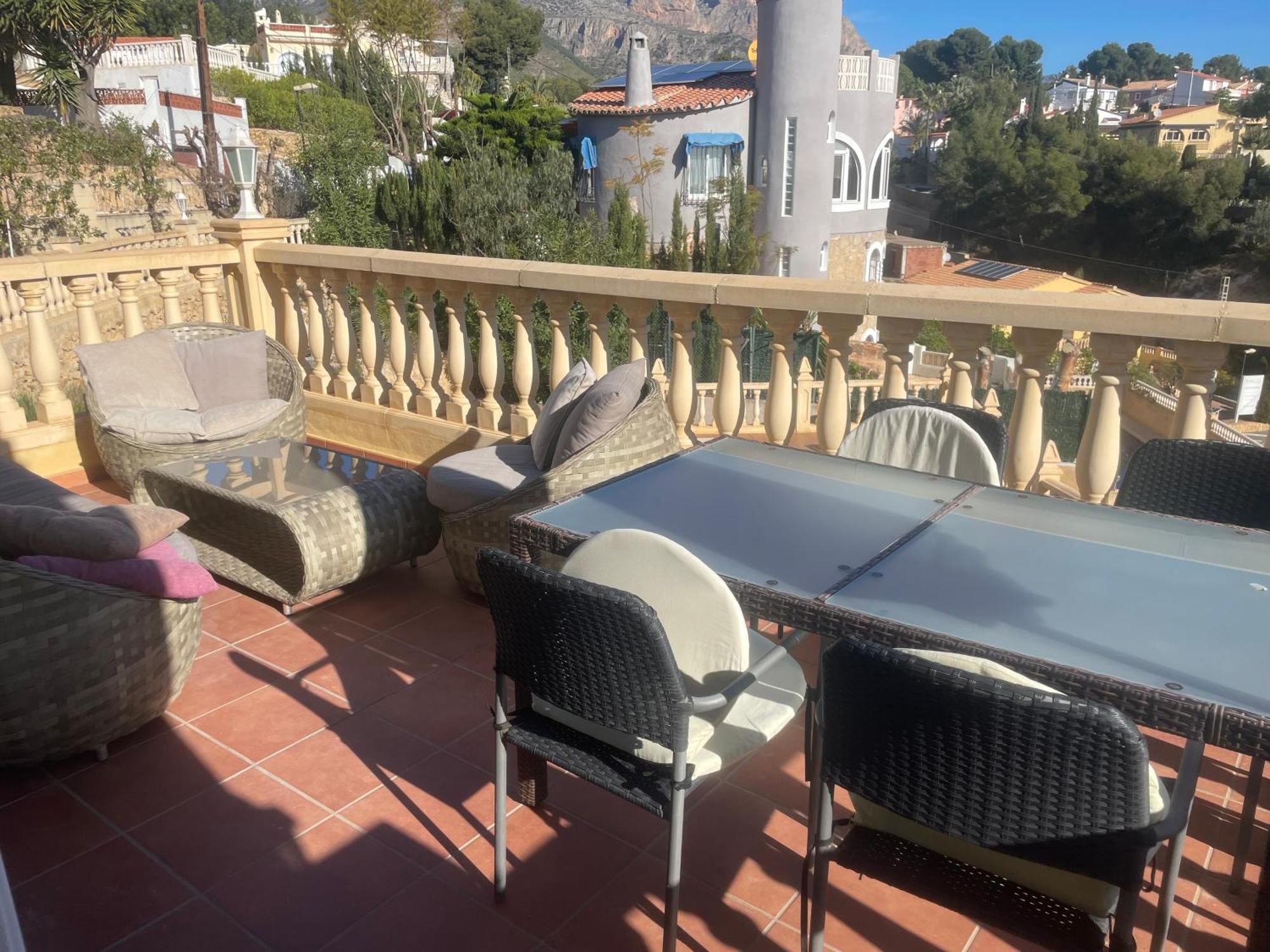 Chalet Con Vista Al Mar La Nucía Екстериор снимка