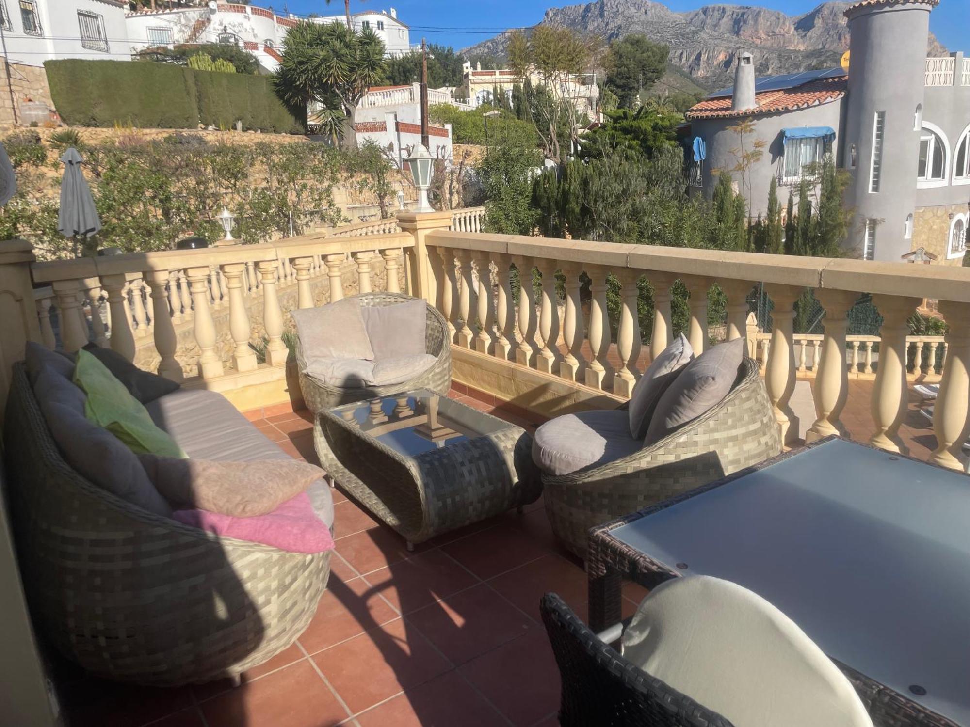 Chalet Con Vista Al Mar La Nucía Екстериор снимка
